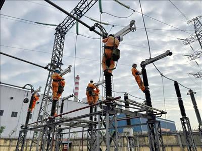 Tuổi trẻ Đội Truyền tải điện Đông Bắc 3 góp sức hiện đại hóa Trạm biến áp 220kV Thái Nguyên